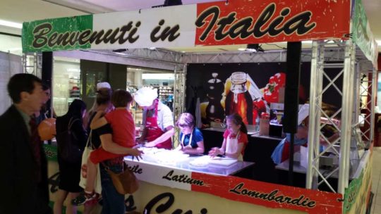 Animation Cuisine italienne Centre Commercial