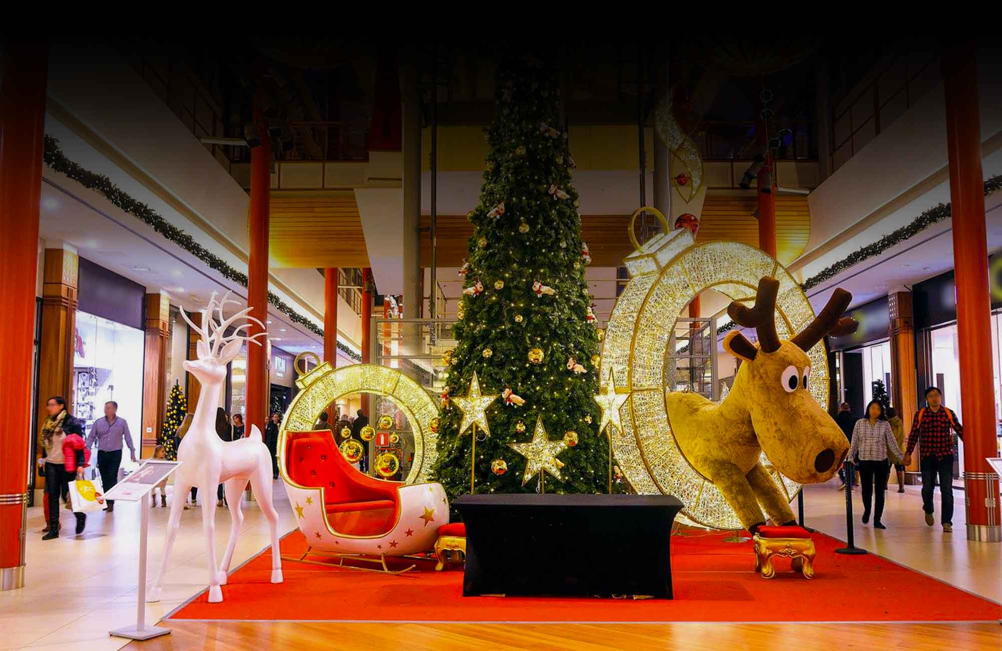 Décoration Noël pour Centres Commerciaux et Galeries Marchandes