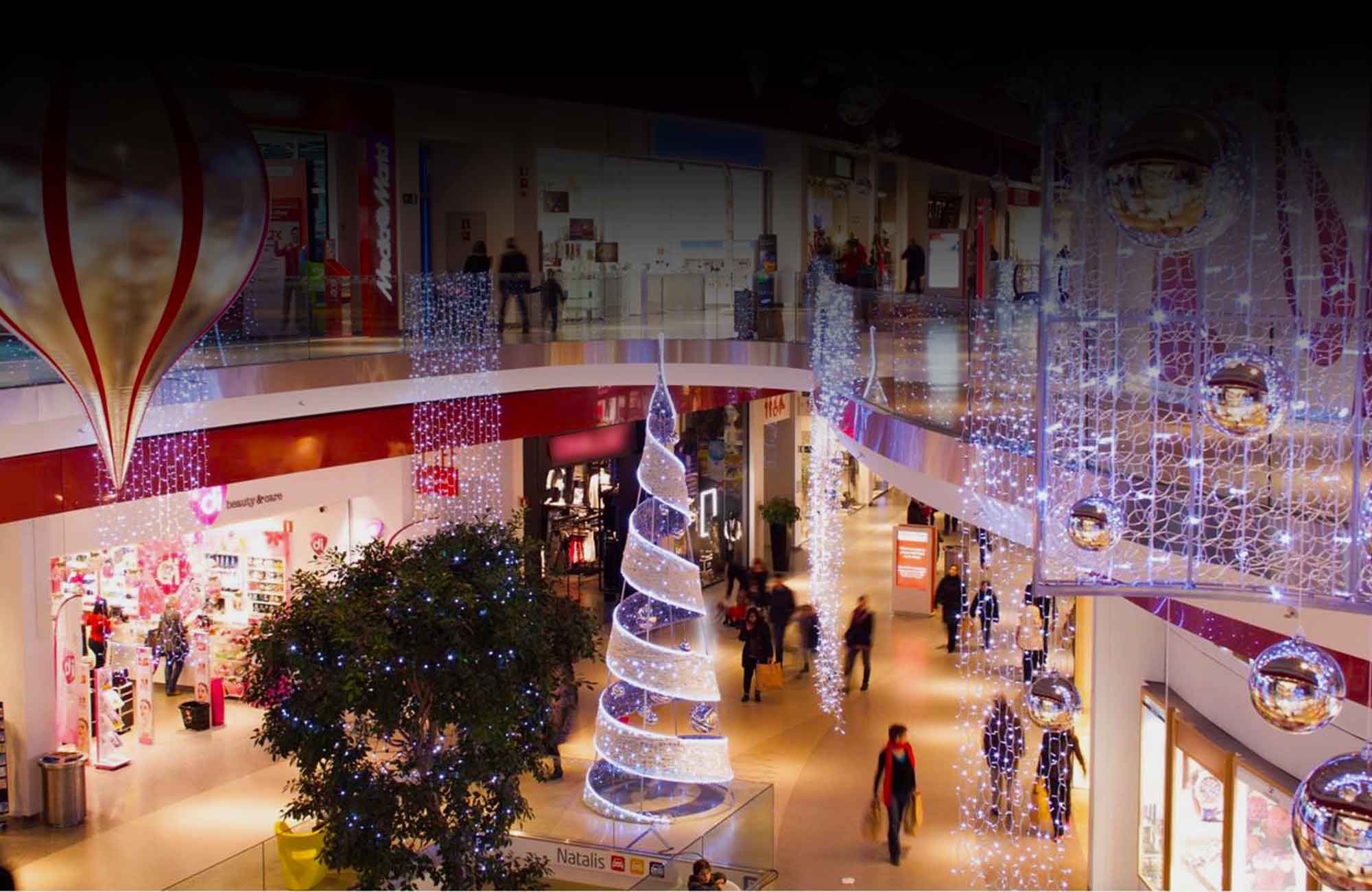 Décoration Noël pour Centres Commerciaux et Galeries Marchandes