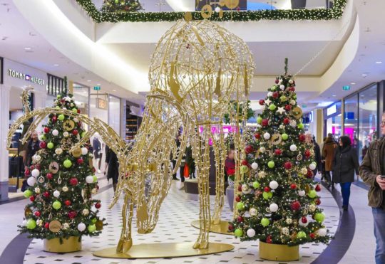 Décor lumineux de Noël pour Centre Commercial